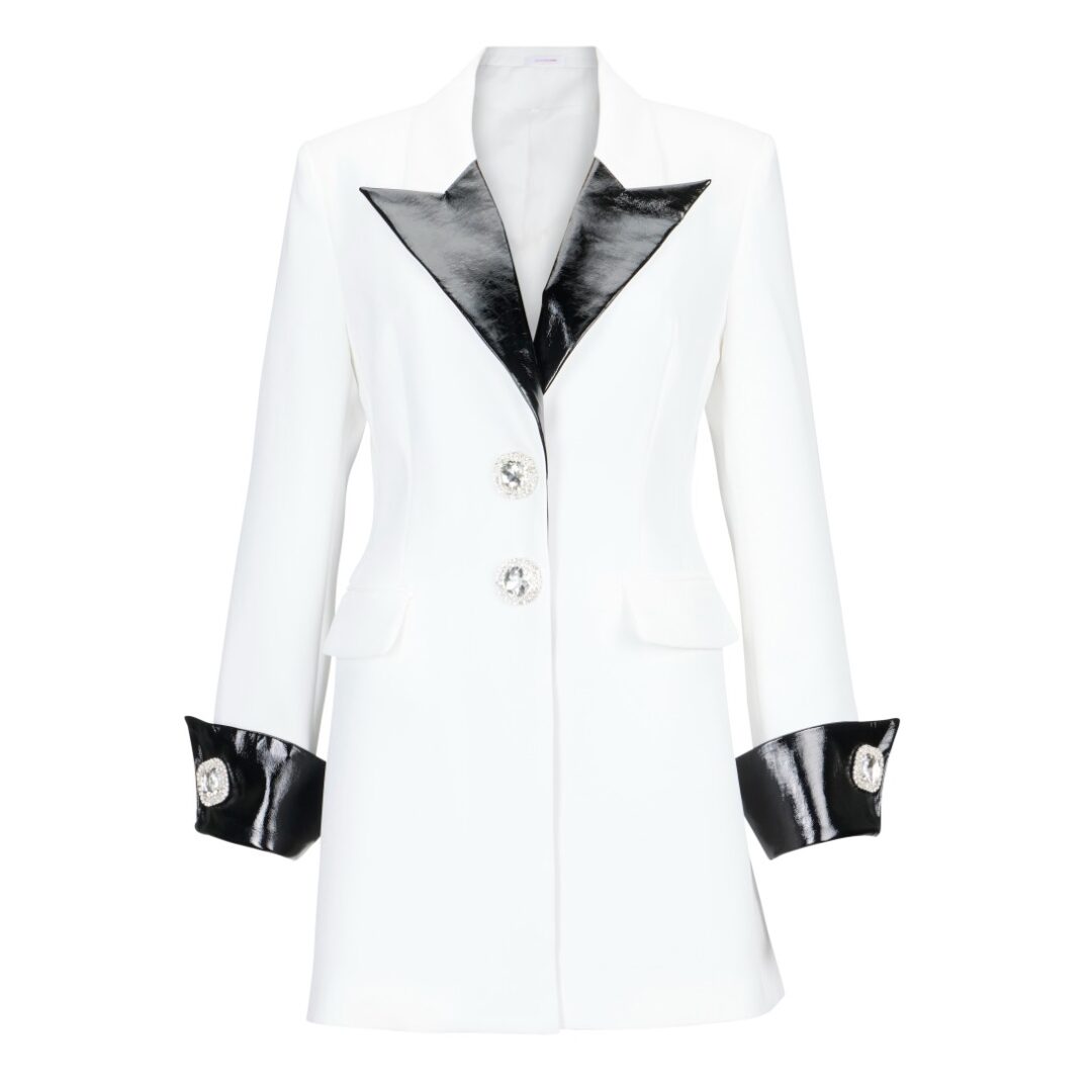 Louis Gievarni White and Black jacket