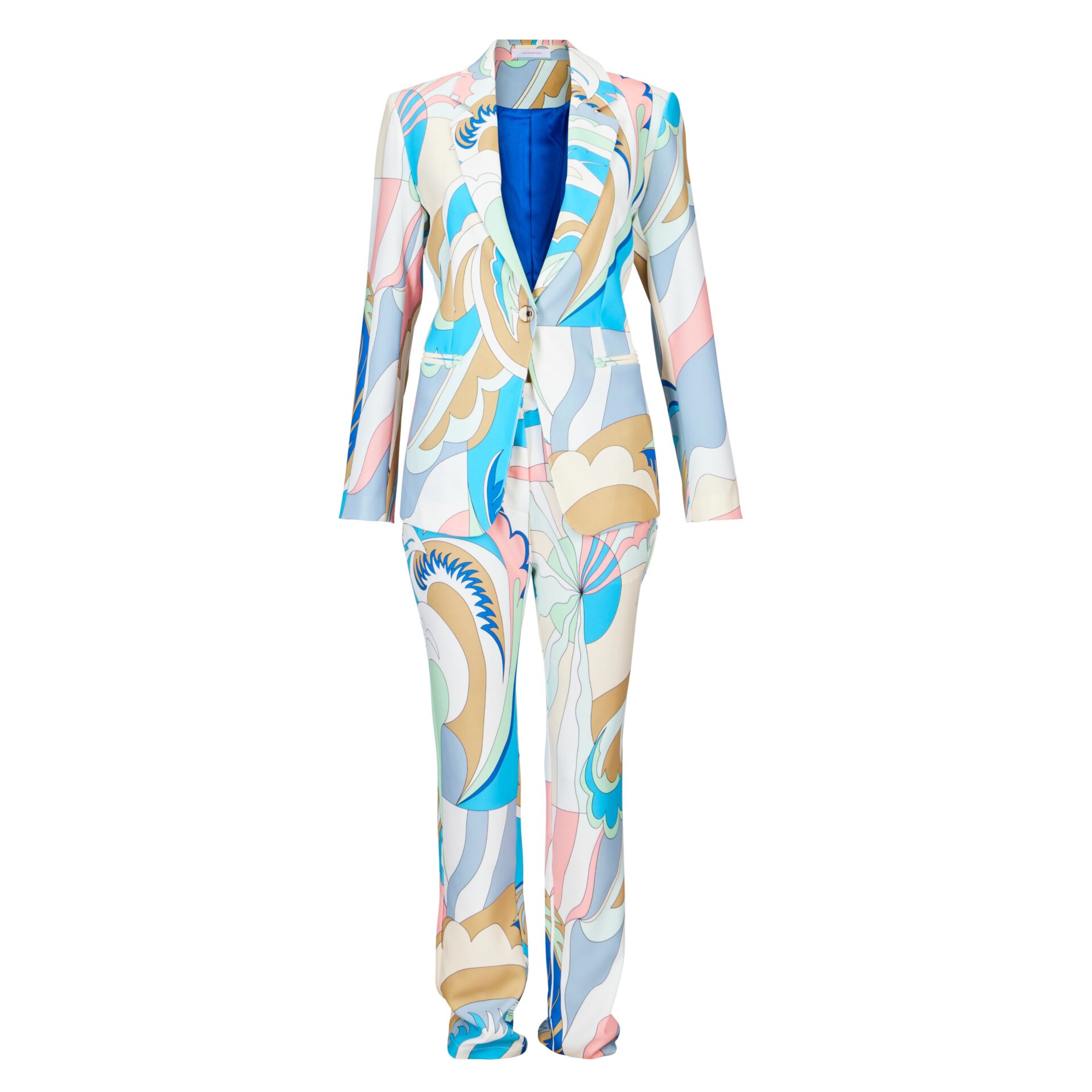 Louis Gievarni multi color women suit.