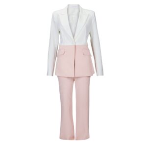 Louis Gievarni women office suit white