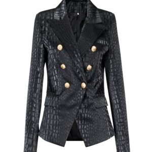 louis Gievarni Short black jacket with