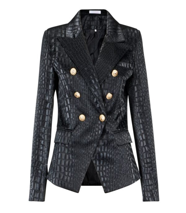 louis Gievarni Short black jacket with